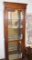 Lighted curio cabinet w/ glass shelves PICK UP ONLY