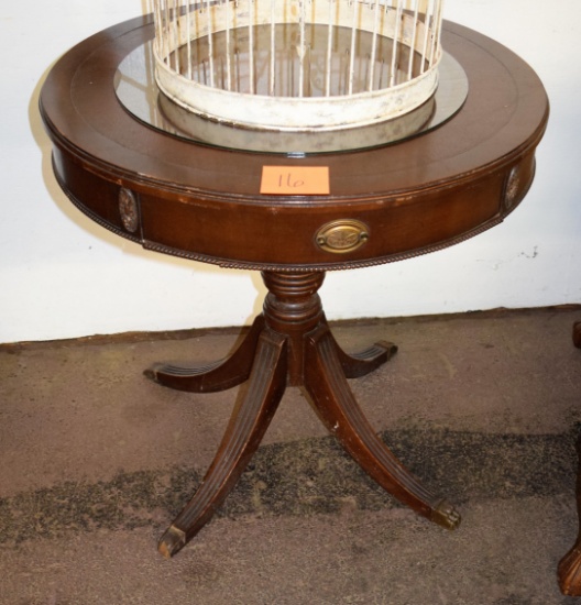 Duncan Phyfe lamp table