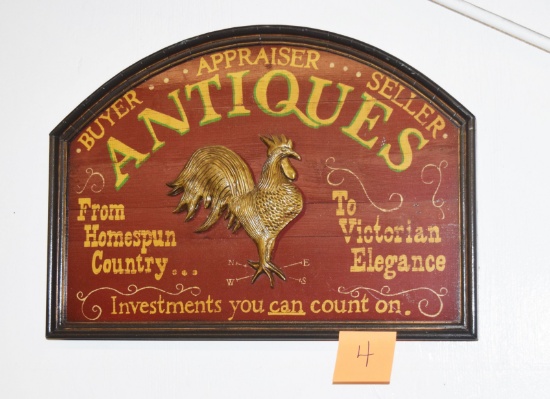 24" Antiques Sign