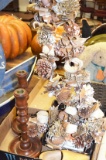 Wooden items & Pinecone garland