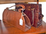 Vintage purses w/ alligator