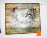 Rooster wall art by Susan Winget 24