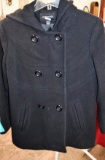 London Fog hooded wool coat