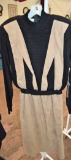 Ciao Ltd 2 pc. vintage top/skirt w/ suede