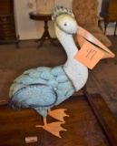 Decorative metal pelican 21