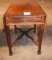 Early Pembroke/Marlborough Drop-leaf Table with 1 Drawer & Block Feet