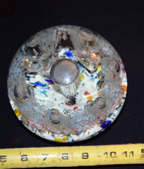 Unsigned LARGE marine paperweight 5" x 6"