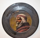 Signed Painting of Arab Man 