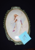 1903 Hand Painted Plaque (Signed Olive Fisher)