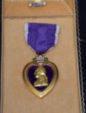 Purple Heart Medal in Case