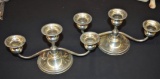 Sterling Silver Candleholders