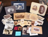 Old Photographs with CDV Cards