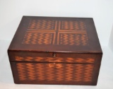 Inlaid Marquetry Wooden Box