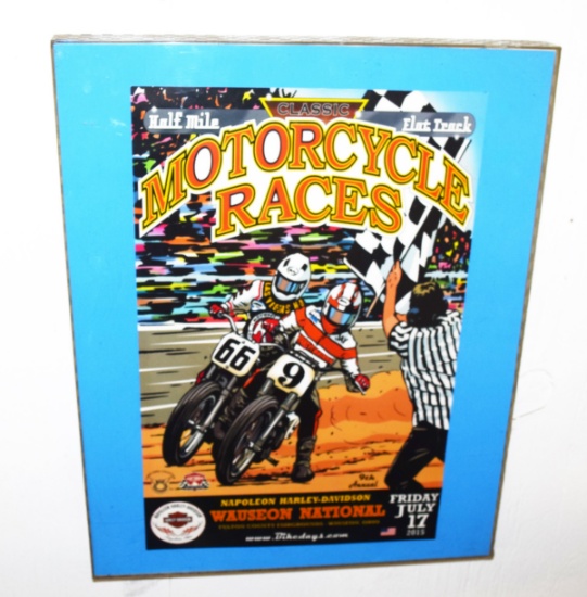 Motorcycle Racing Poster