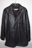 Men's Perry Ellis 2 XL 3/4 length leather coat
