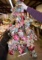 Hanging Spiral Grape Vine Christmas Tree w/ Ornaments