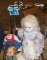 Ceramic doll, Heidi Doll & Doll Stands