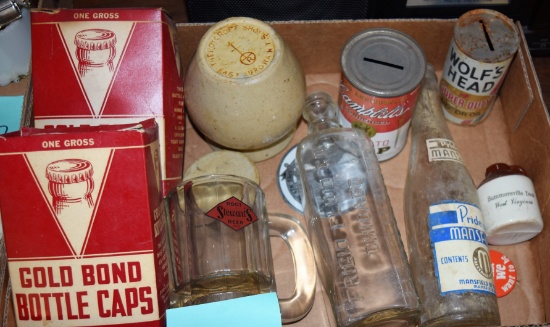 Miscellaneous lot with advertising & misc.