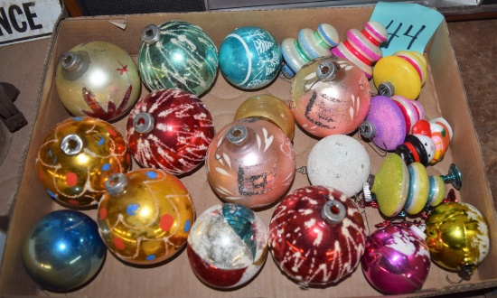 VINTAGE CHRISTMAS ORNAMENTS