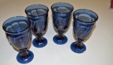 NORITAKE MIDNIGHT BLUE GOBLETS