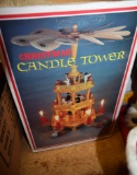 CHRISTMAS CANDLE TOWER NIB