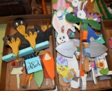 CUT-OUT WOODEN ITEMS