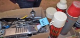 LOT OF THERMOSES & KITCHEN UTENSILS