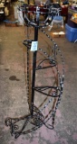 WROUGHT IRON SPIRAL PLANT STAND