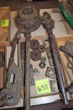 OLD PIPE THREADING TOOLS & MISC