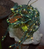 Electric light up garden frog