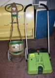 HOOVER OUTDOOR SWEEPER & SCOTTS SEED SPREADER