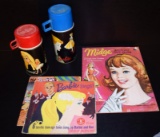VINTAGE BARBIE THERMOSES & MISC