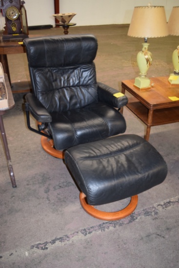 Eames Style Chair & Ottoman