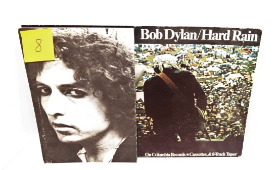 Vintage Bob Dylan Hard Rain Advertisement