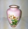 VINTAGE JAPANESE ENAMELED VASE