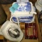 REPRODUCTION TRANSFER SOUP TUREEN & PITCHER, FLASH ASHTRAYS- PICK UP ONLY