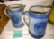 2 STONEWARE PITCHERS - PICK UP ONLY