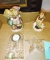 2 HUMMEL FIGURINES AND WATERFORD CLOCK & PAPERWEIGHT