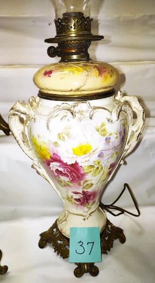 ELECTRIFIED VASE/OIL LAMP (22") -PICK UP ONLY