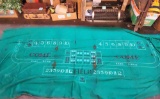 LARGE VINTAGE CLOTH GAMEBOARD