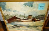 SIGNED BARN PAINTING (25