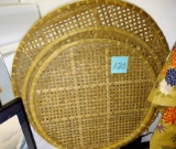 VINTAGE BAMBOO JAPANESE BASKETS/TRAYS - PICK UP ONLY