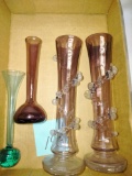 VINTAGE GLASS VASES