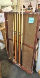 BRUNSWICK POOL CUE RACK - PICK UP ONLY