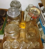 GLASS STORAGE JARS -  PICK UP ONLY