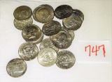 (20) 40% Silver Kennedy Half Dollars