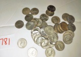 (42) Silver Washington Quarters