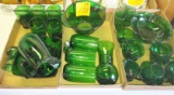 Vintage Green Glassware PICK UP ONLY