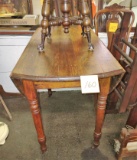 Antique Oak Drop-Leaf Table PICK UP ONLY