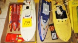 RC Plastic Boats (not tested)